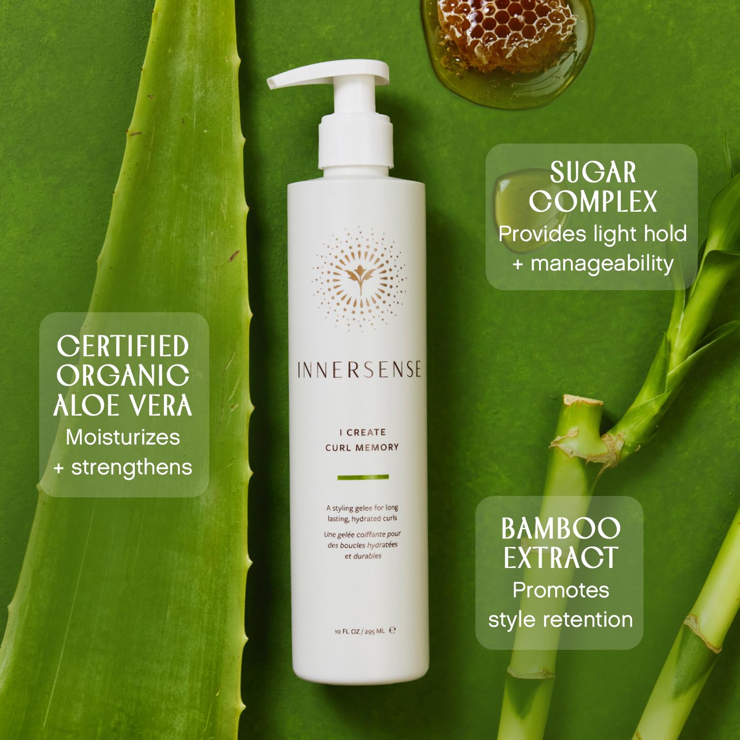 INNERSENSE I Create Curl Memory Gel – Strong Hold, Hydrating & Elongating | Non-Toxic, Cruelty-Free Haircare (2 x 2 oz / 59.1 ml)