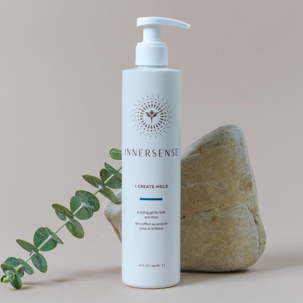 INNERSENSE I Create Hold Styling Gel - Organic, Non-Toxic, Cruelty-Free (10 fl oz / 295 ml)
