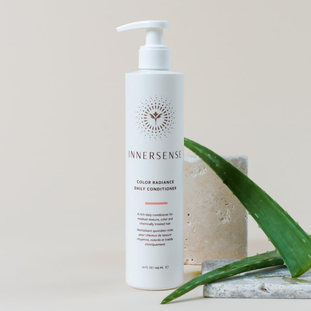 INNERSENSE Organic Beauty - Natural Color Radiance Daily Conditioner | Non-Toxic, Cruelty-Free Haircare (10 fl oz | 295 ml)