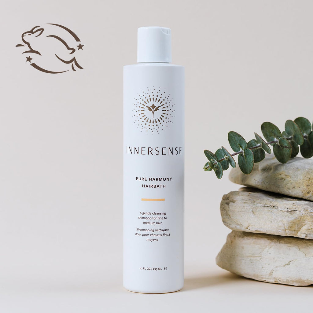 INNERSENSE Organic Beauty Hairbath Shampoo – Purifying Cleanse for Oily Scalp | 2 x 2 oz (59.1 mL) | Non-Toxic, Cruelty-Free