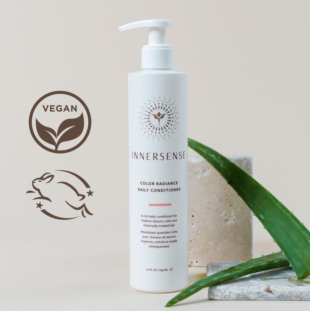 INNERSENSE Organic Beauty - Natural Color Radiance Daily Conditioner | Non-Toxic, Cruelty-Free Haircare (10 fl oz | 295 ml)