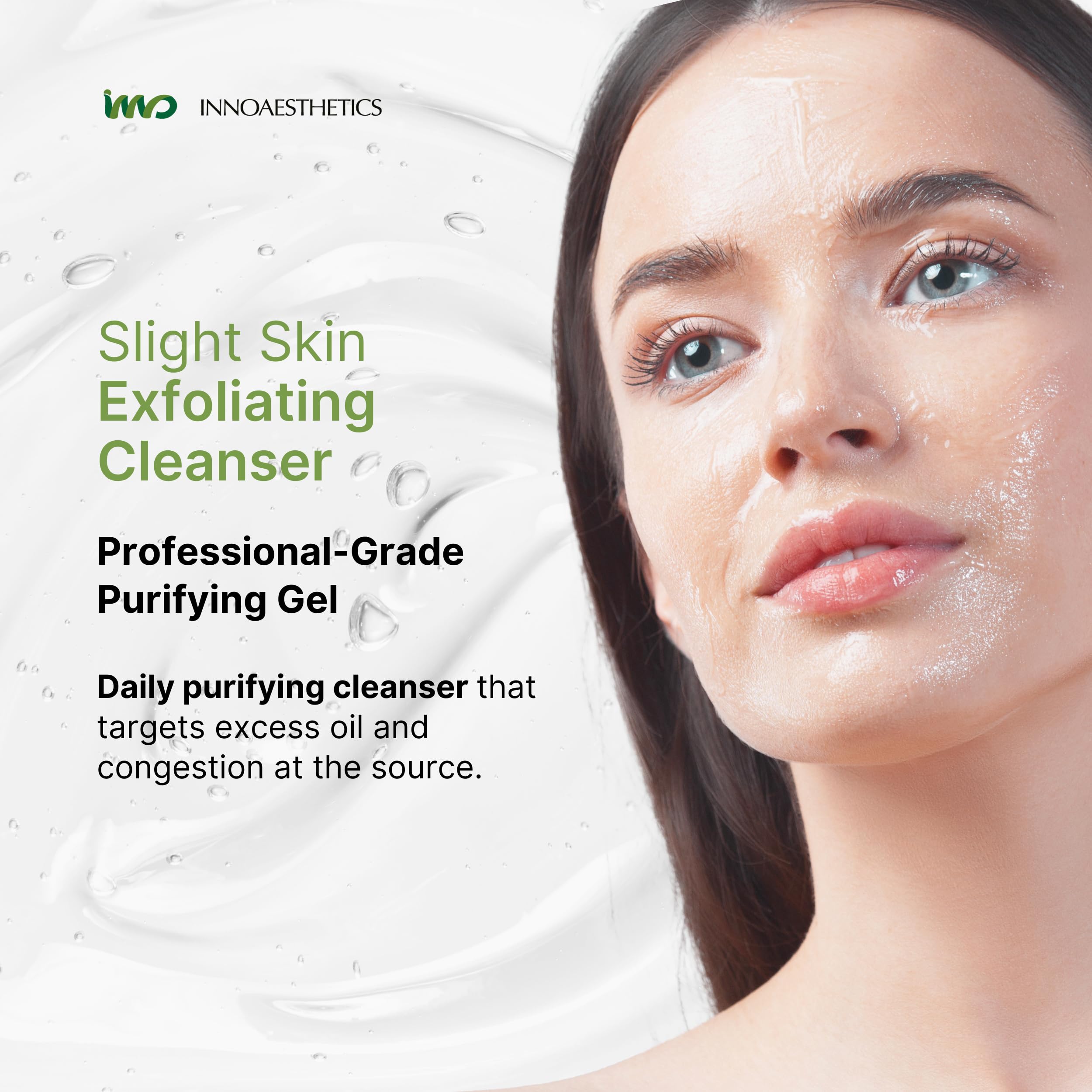 INNOAESTHETICS Deep Cleanser Formula 1701 – Purifying Gel for Pore Care & Gentle Exfoliation