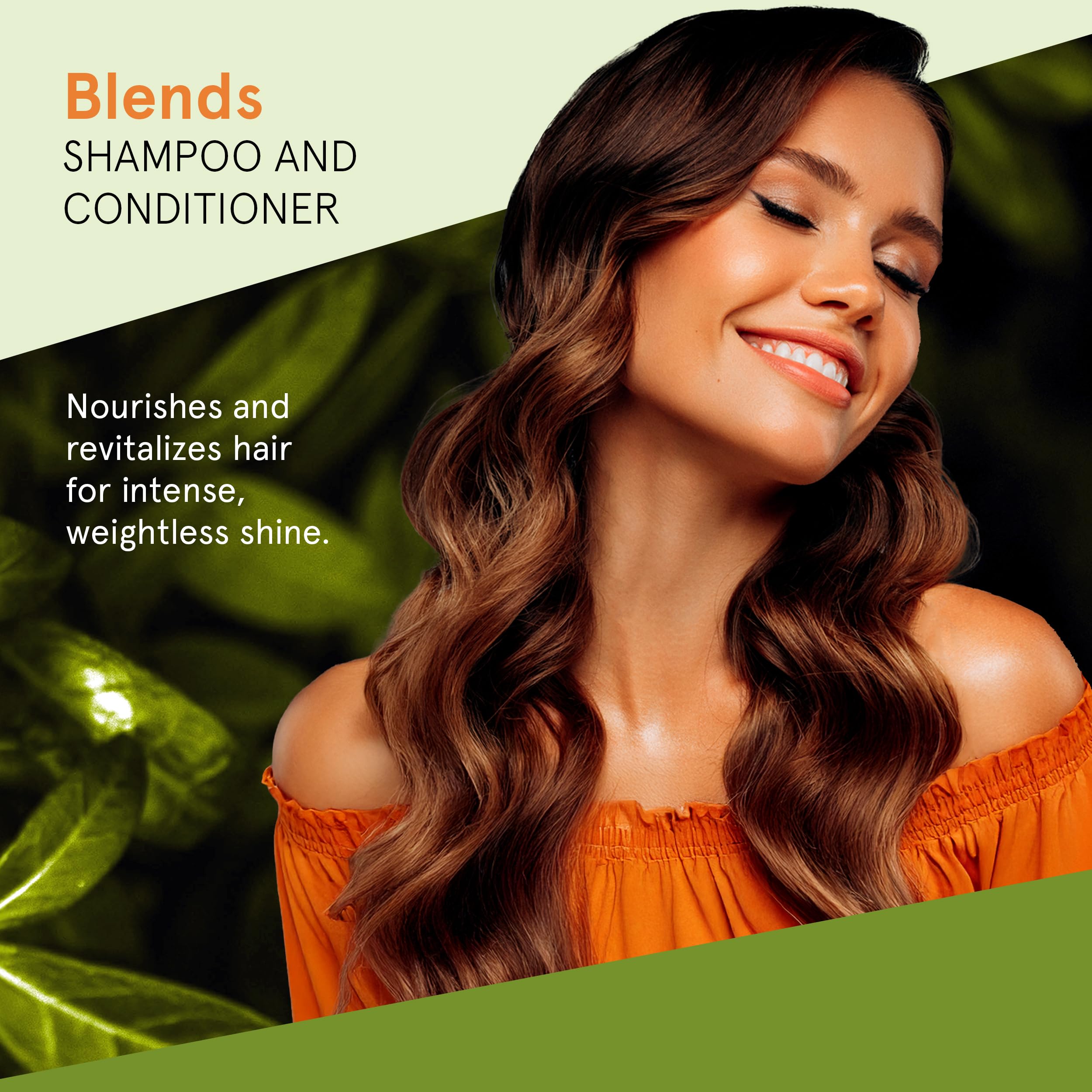 Inoar Blends Shampoo & Conditioner Kit – Vitamin C, Coconut, Avocado & Argan Oils | Deep Hydration & Shine | 16.9 oz Each