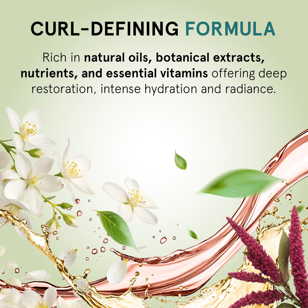 INOAR Meu Cacho Meu Crush Hair Mask — Plant-Based Collagen & Vitamin E for Deep Hydration & Curl Definition (17.6 oz)