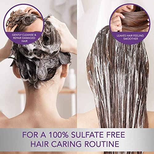 Inova Professional Silk Keratin Shampoo & Conditioner Set – Sulfate-Free, Color-Safe (27 oz)