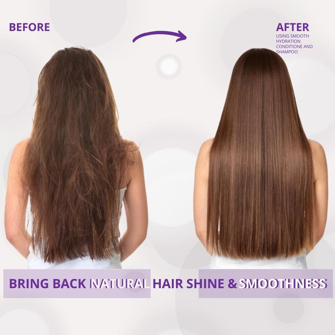 Inova Professional Silk Keratin Shampoo & Conditioner Set – Sulfate-Free, Color-Safe (27 oz)