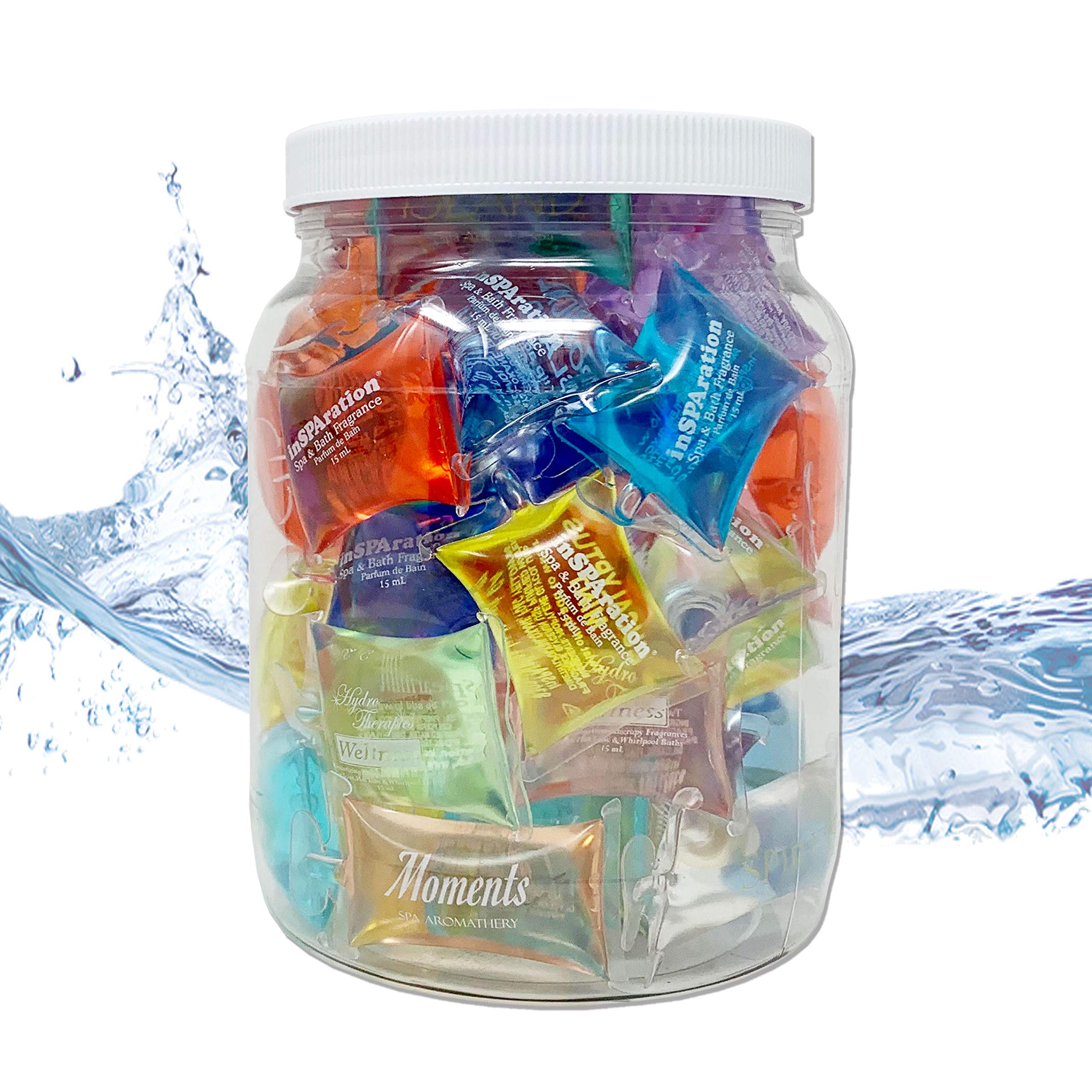 InSPAration 152 Hot Tub Spa & Bath Aromatherapy Fragrance Assortment – 50 Pillow Pack Collection