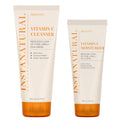 InstaNatural Vitamin C Cleanser & Moisturizer Kit — Brightens, Smooths Texture, Reduces Fine Lines