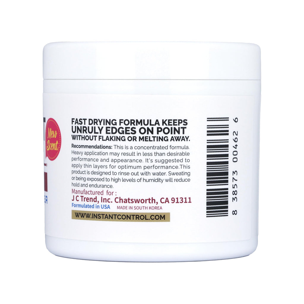 Instant Control Edge & Braid Gel – 16oz Water-Soluble Edge Pomade
