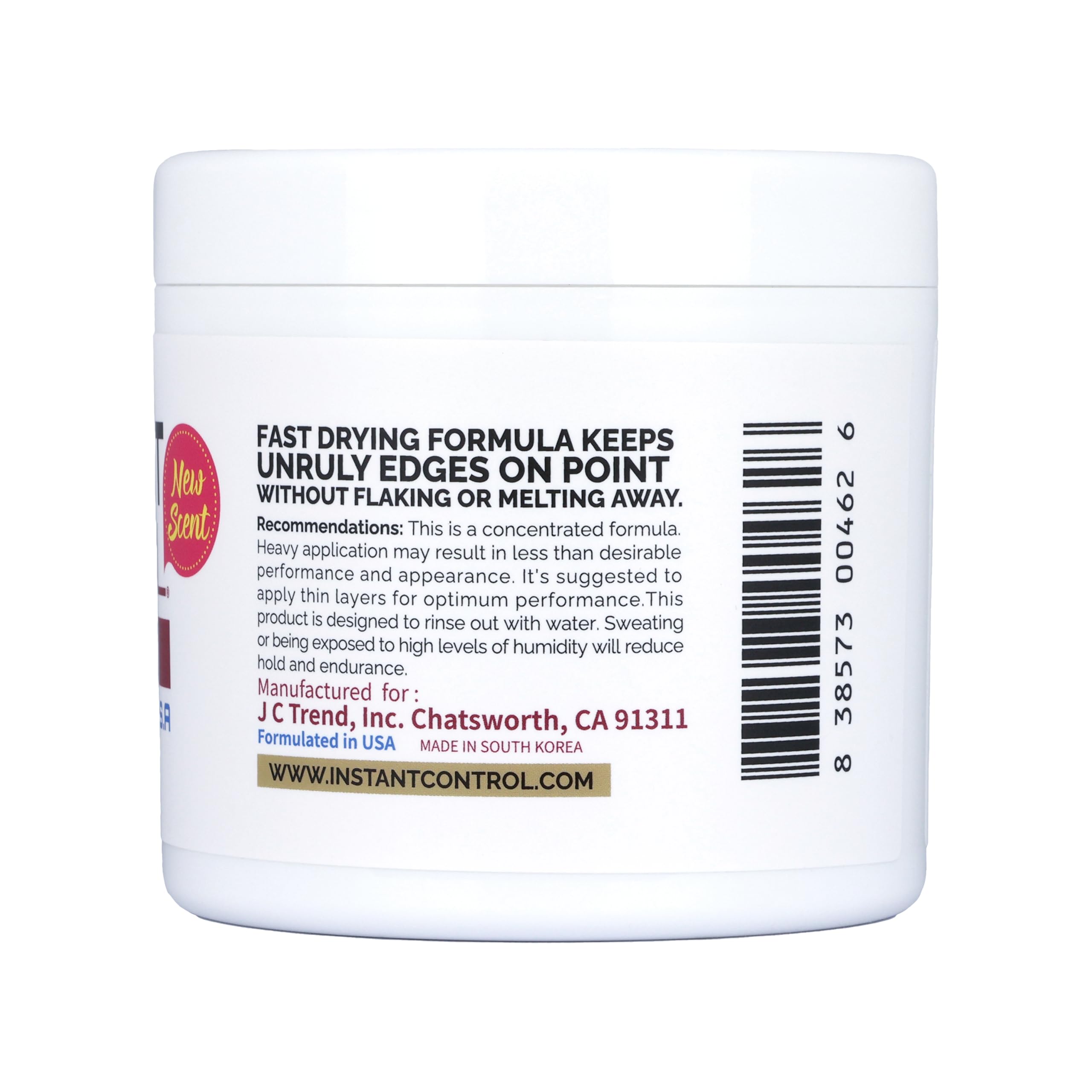 Instant Control Edge & Braid Gel – 16oz Water-Soluble Edge Pomade