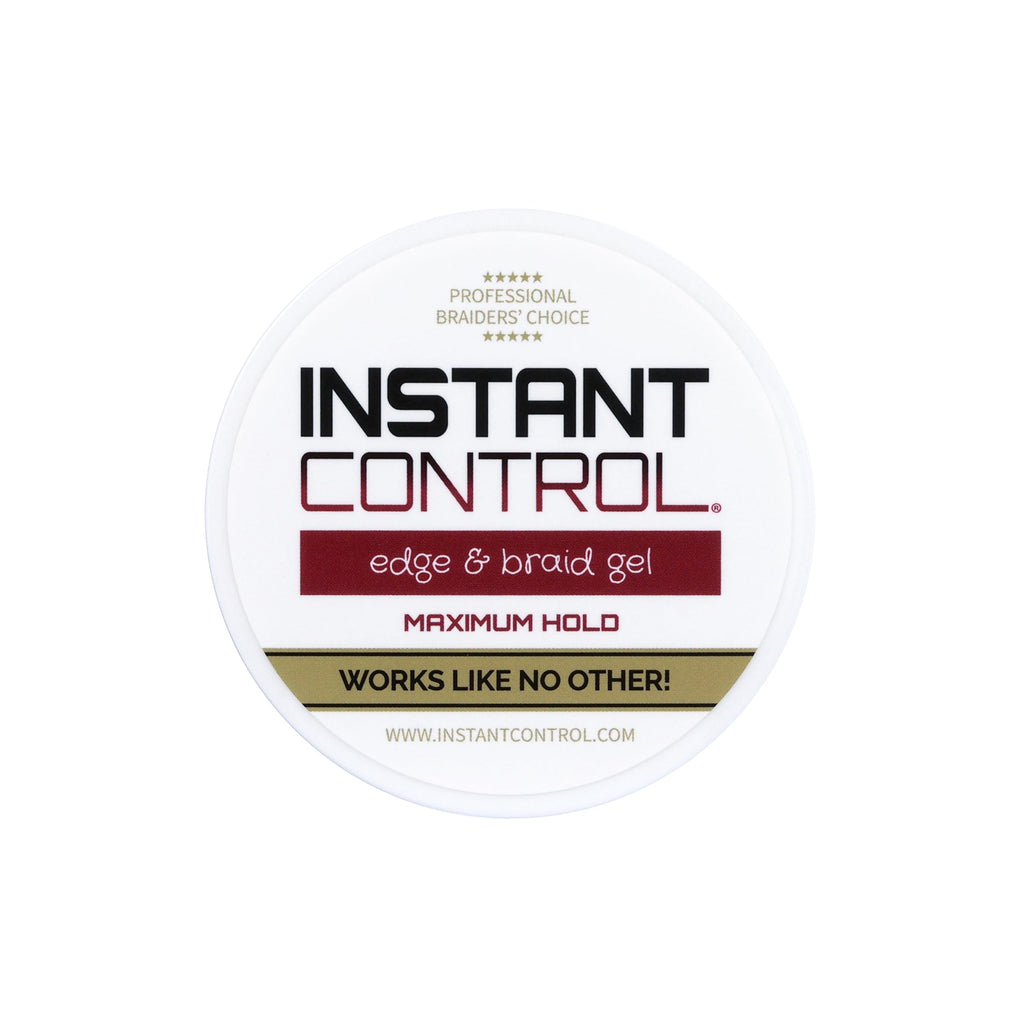 Instant Control Edge & Braid Gel – 16oz Water-Soluble Edge Pomade