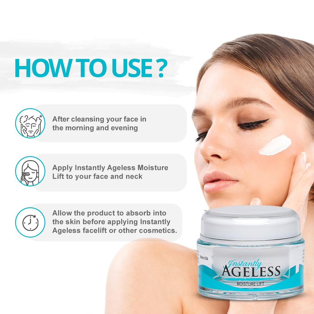 Instantly Ageless Moisture Lift – Argireline Peptide Face Moisturizer, 1.7 oz