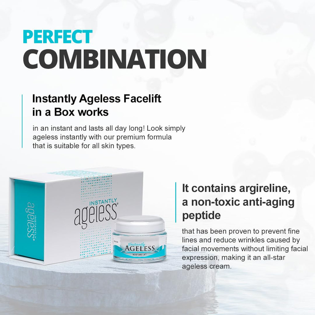 Instantly Ageless Duo Lift Bundle – Facelift in a Box + Collagen Moisturizer