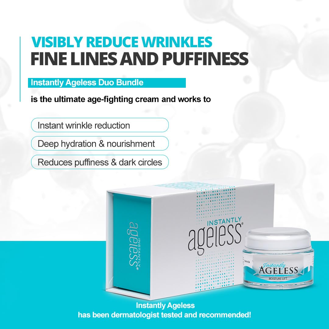Instantly Ageless Duo Lift Bundle – Facelift in a Box + Collagen Moisturizer