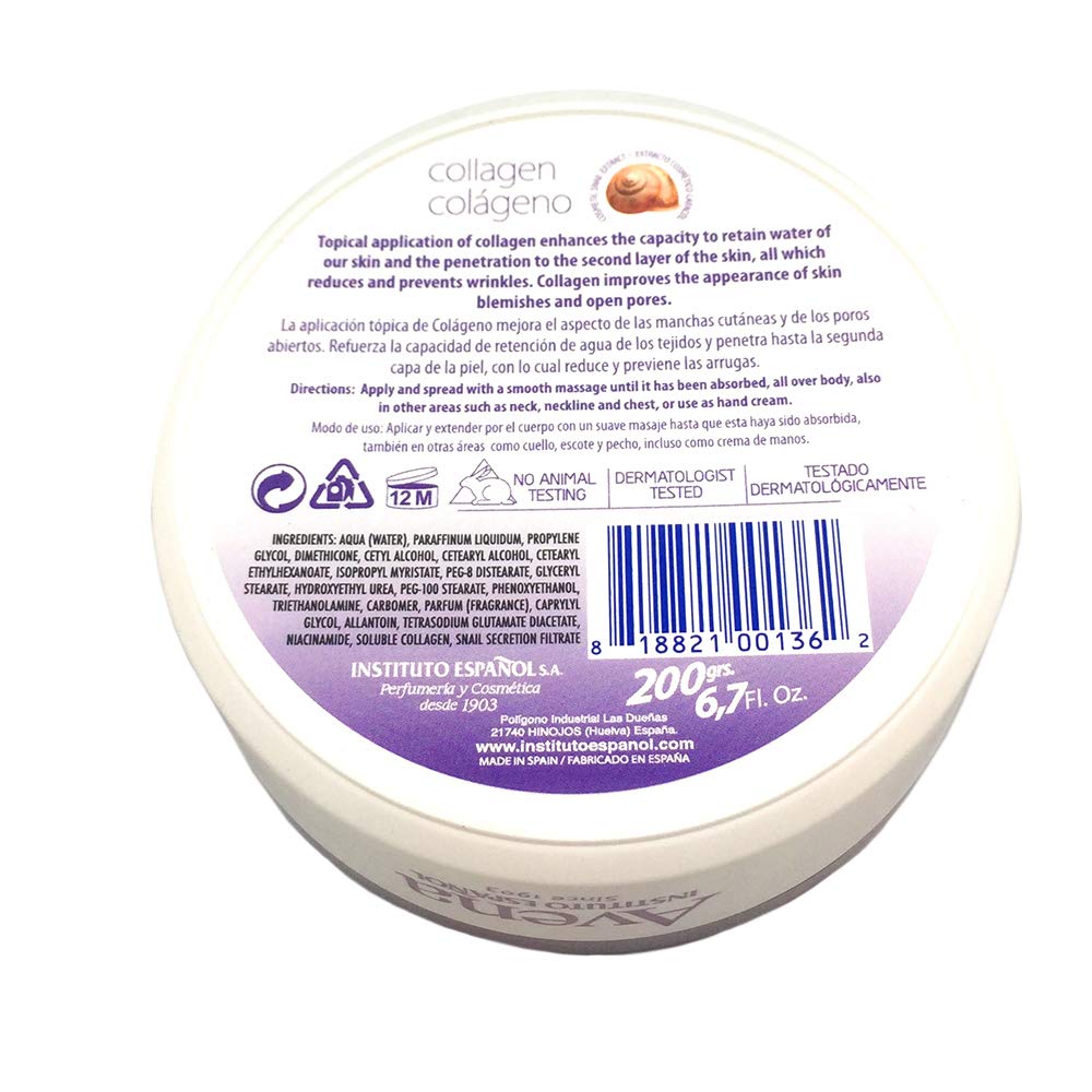 Instituto Español Avena Collagen Regenerating Cream – Hydration & Softening, 3-Pack