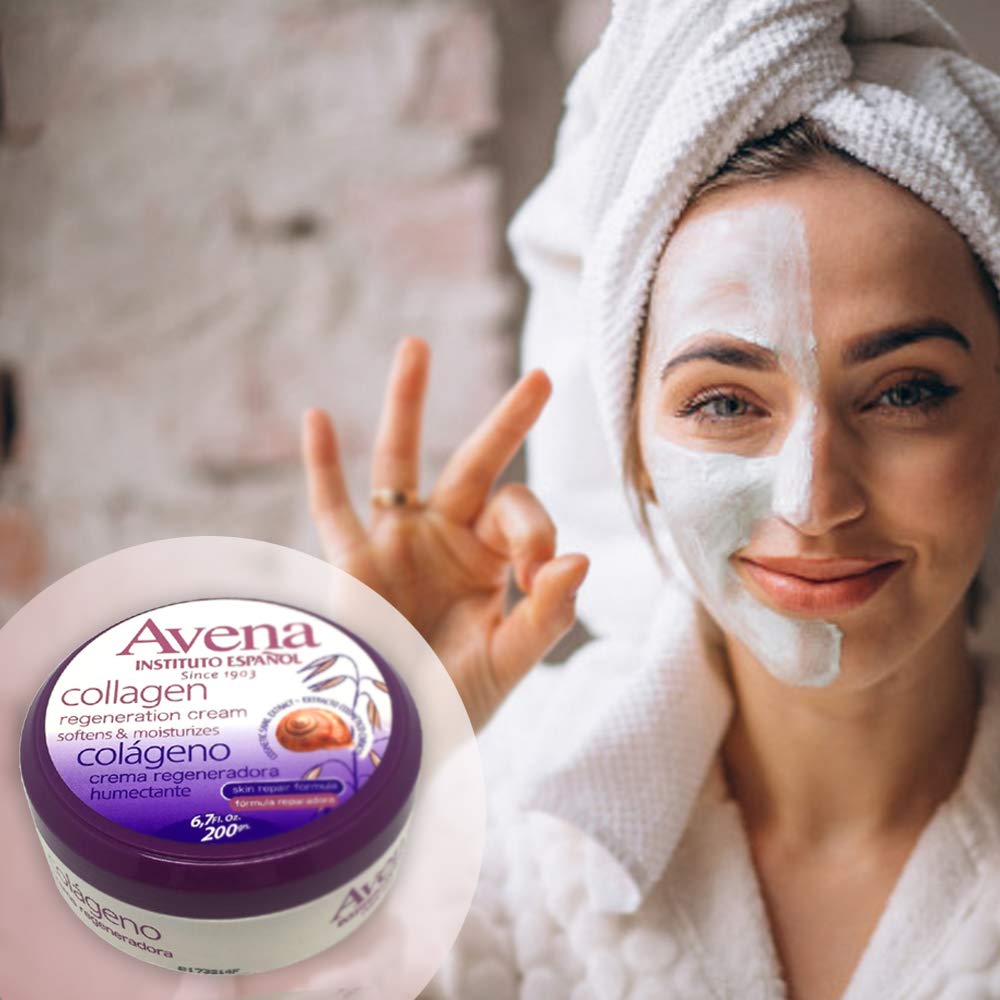 Instituto Español Avena Collagen Regenerating Cream – Hydration & Softening, 3-Pack