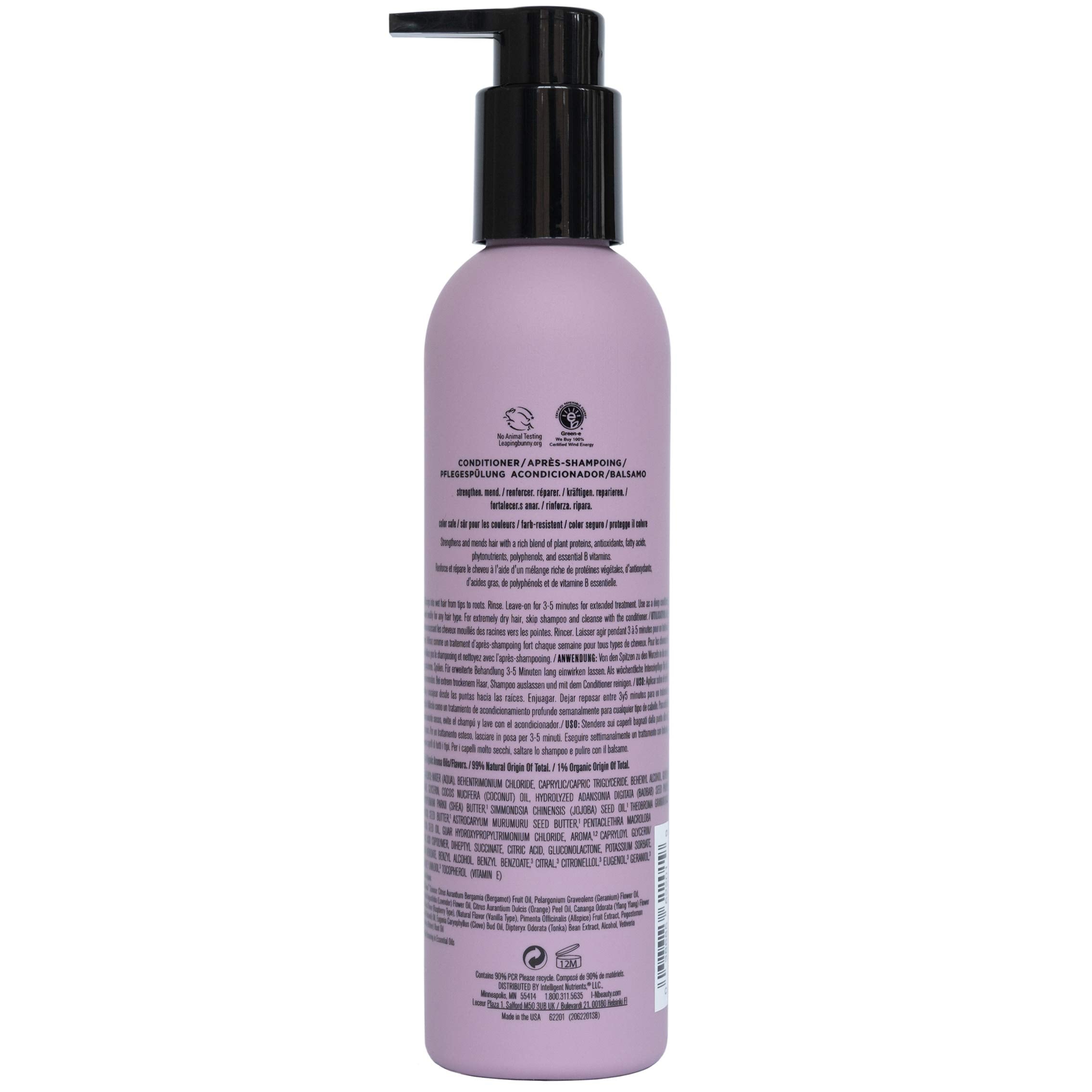 Intelligent Nutrients Fortifi-hair Conditioner – Baobab Protein for Damaged Dry Hair | Silicone & Sulfate-Free, 8 oz