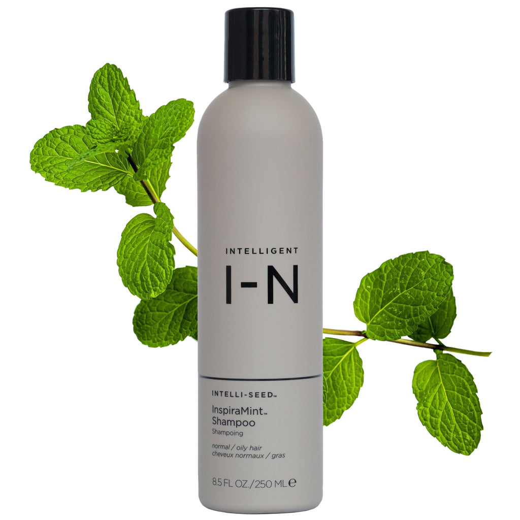 Intelligent Nutrients InspiraMint Shampoo – Invigorating Mint Daily Shampoo for Fine & Oily Hair