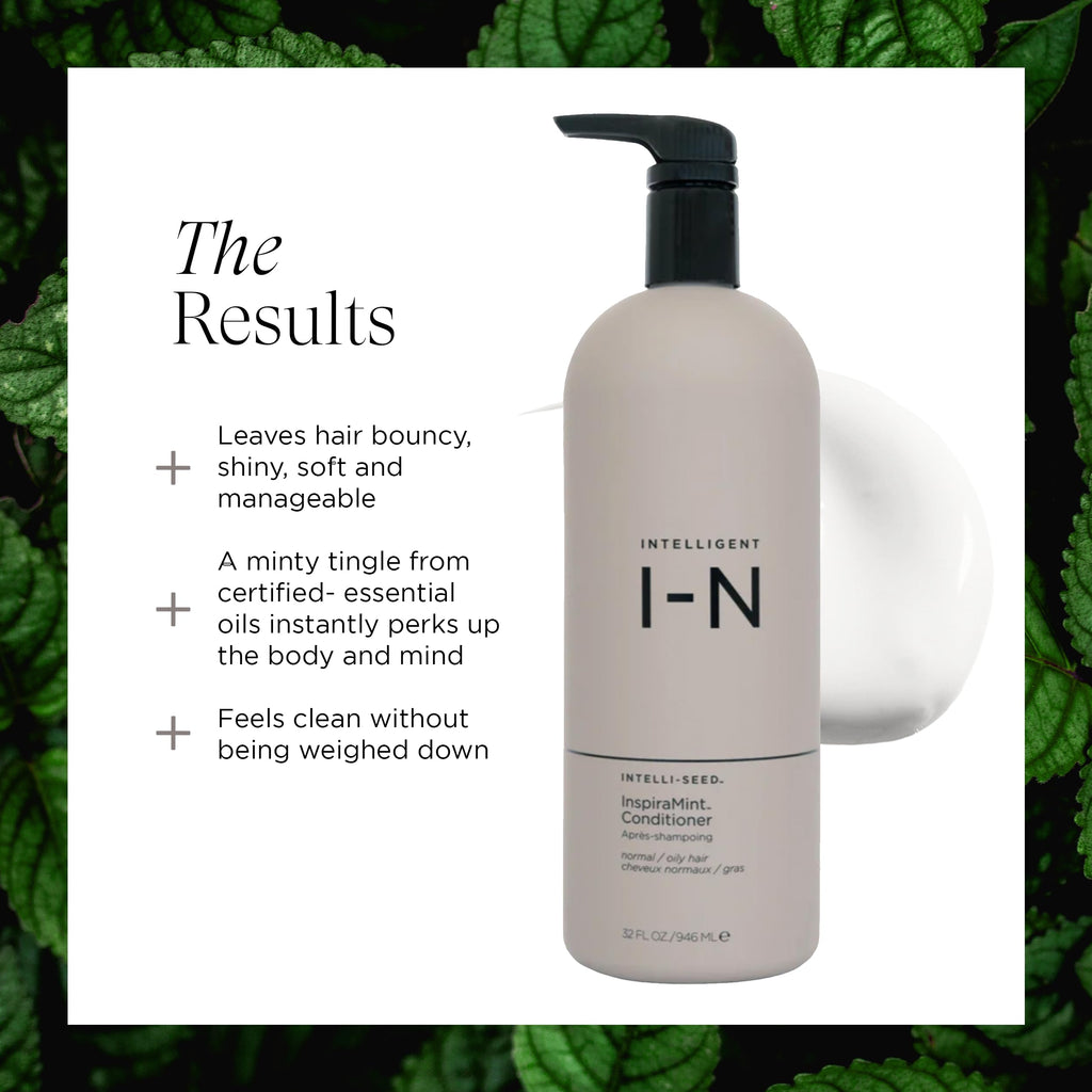 Intelligent Nutrients InspiraMint Conditioner – Invigorating Mint for Fine & Oily Hair