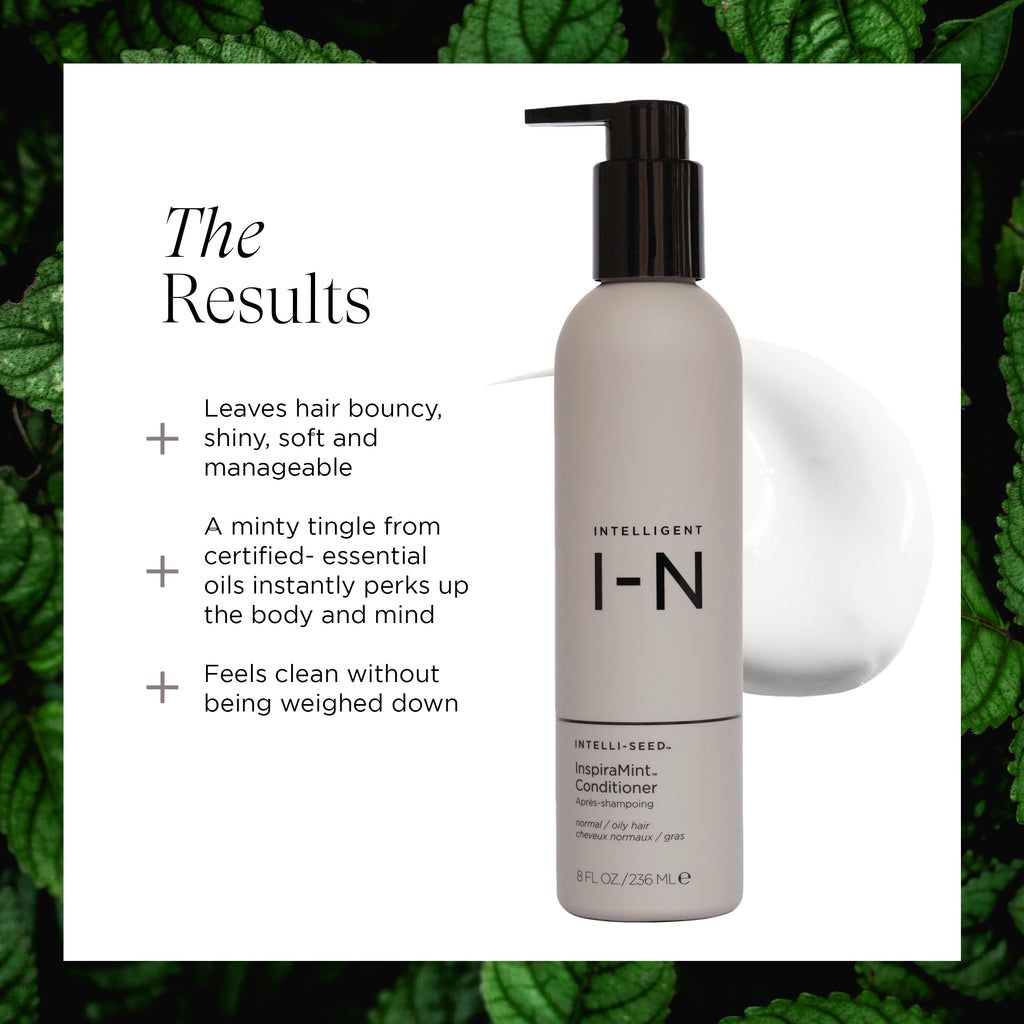 InspiraMint Conditioner | Invigorating Organic Mint for Fine & Oily Hair | Intelligent Nutrients
