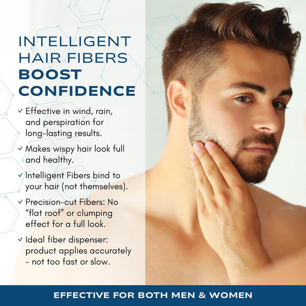 Intelligent Precision Hair-Volumizing Fibers (Medium Blonde) | 27.5g | 6 Shades | Intelligent Shop