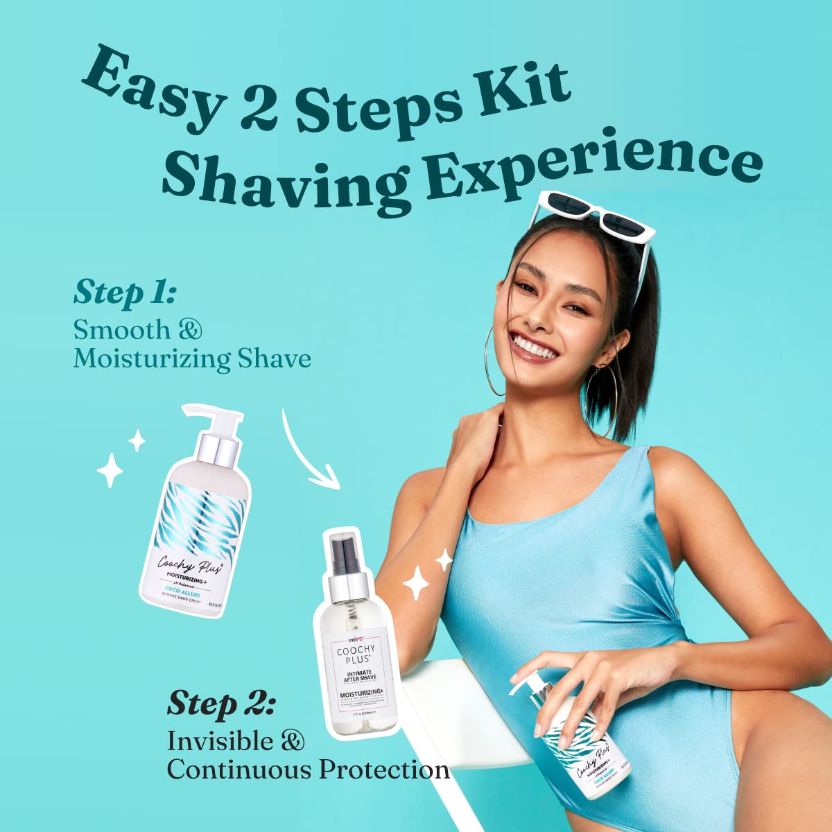 IntiMD Coochy Plus Intimate Shaving Kit – Coco Allure + After Shave Moisturizer Mist