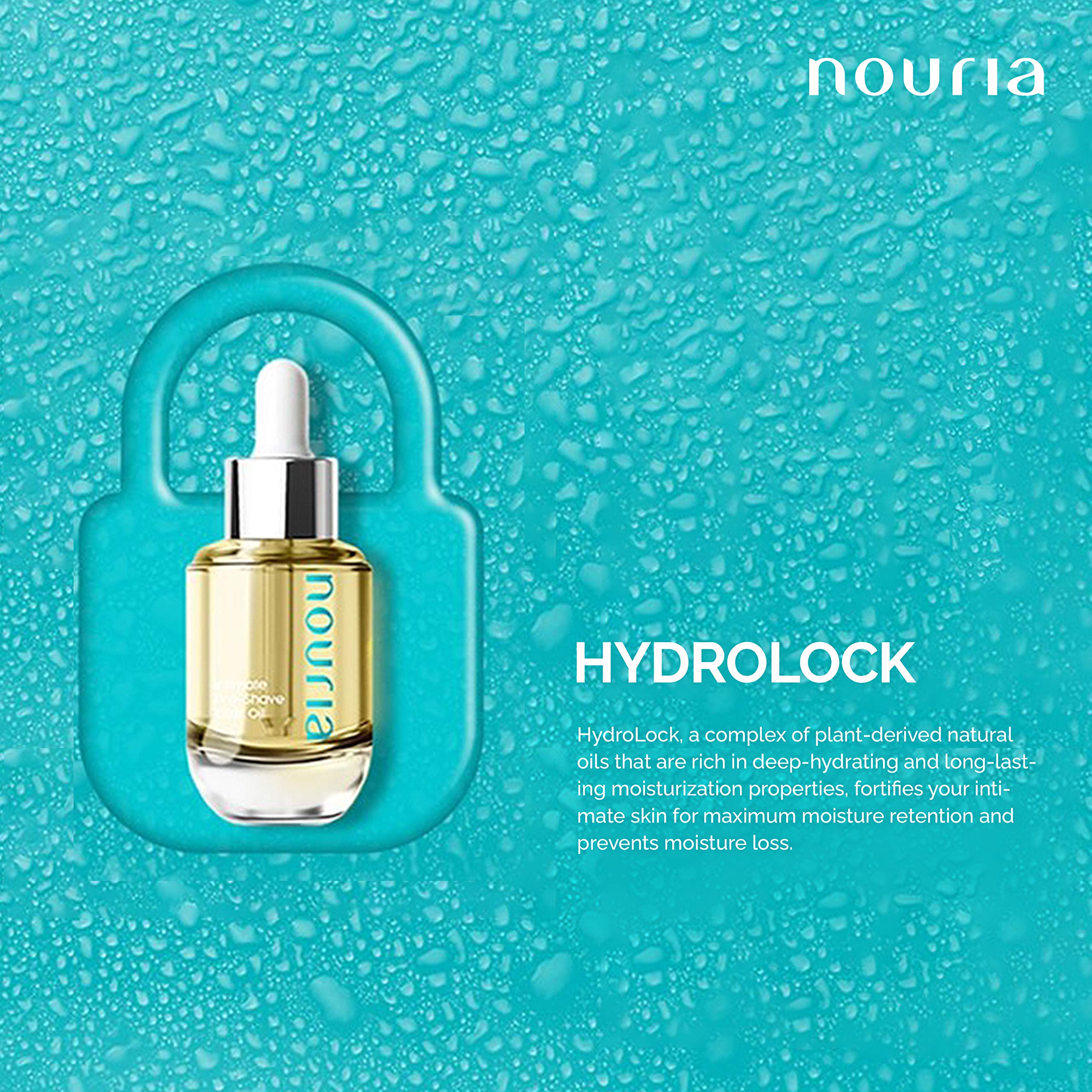 IntiMD Coochy Plus HydroLock Moisturizing 3-Step Shaving Kit | Nouria Pre-Shave Elixir Oil + Citrus Shave Cream + After Shave Mist
