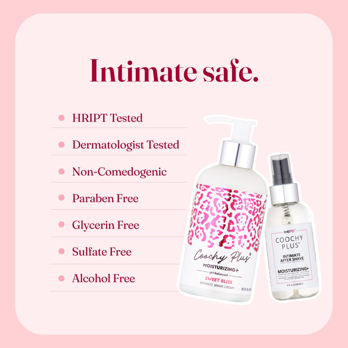 IntiMD Coochy Plus Intimate Shaving Kit – Moisturizing Mist & Protection