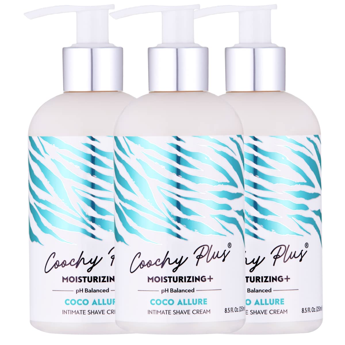 IntiMD Coochy Plus Moisturizing Intimate Shaving Cream Coco Allure – 3 Pack