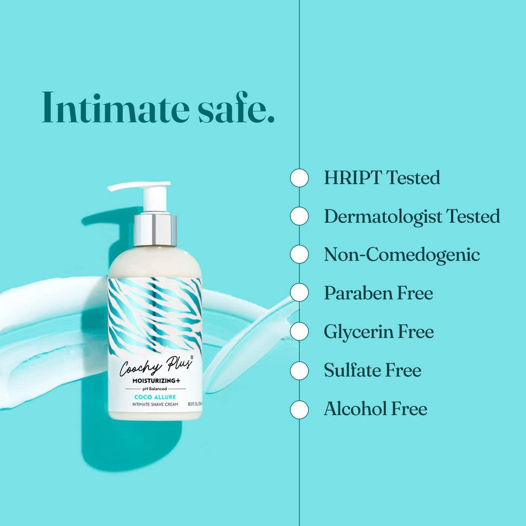 IntiMD Coochy Plus Moisturizing Intimate Shaving Cream Coco Allure – 3 Pack