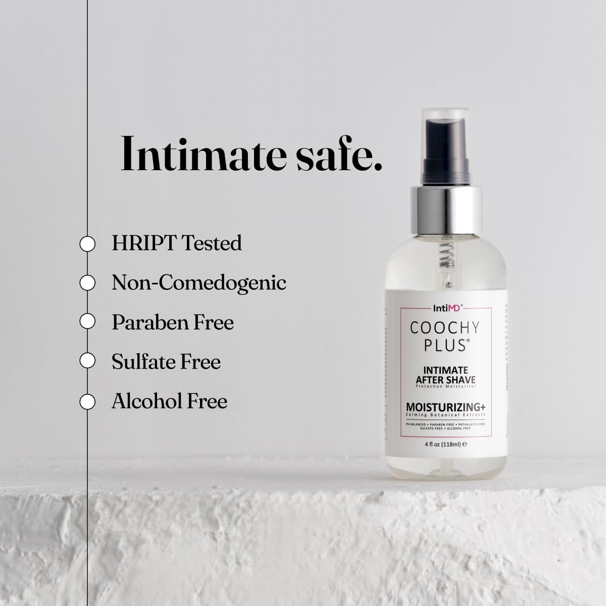 IntiMD COOCHY Delicate Soothing Mist for Intimate Areas – After Shave Protection & Moisturizer