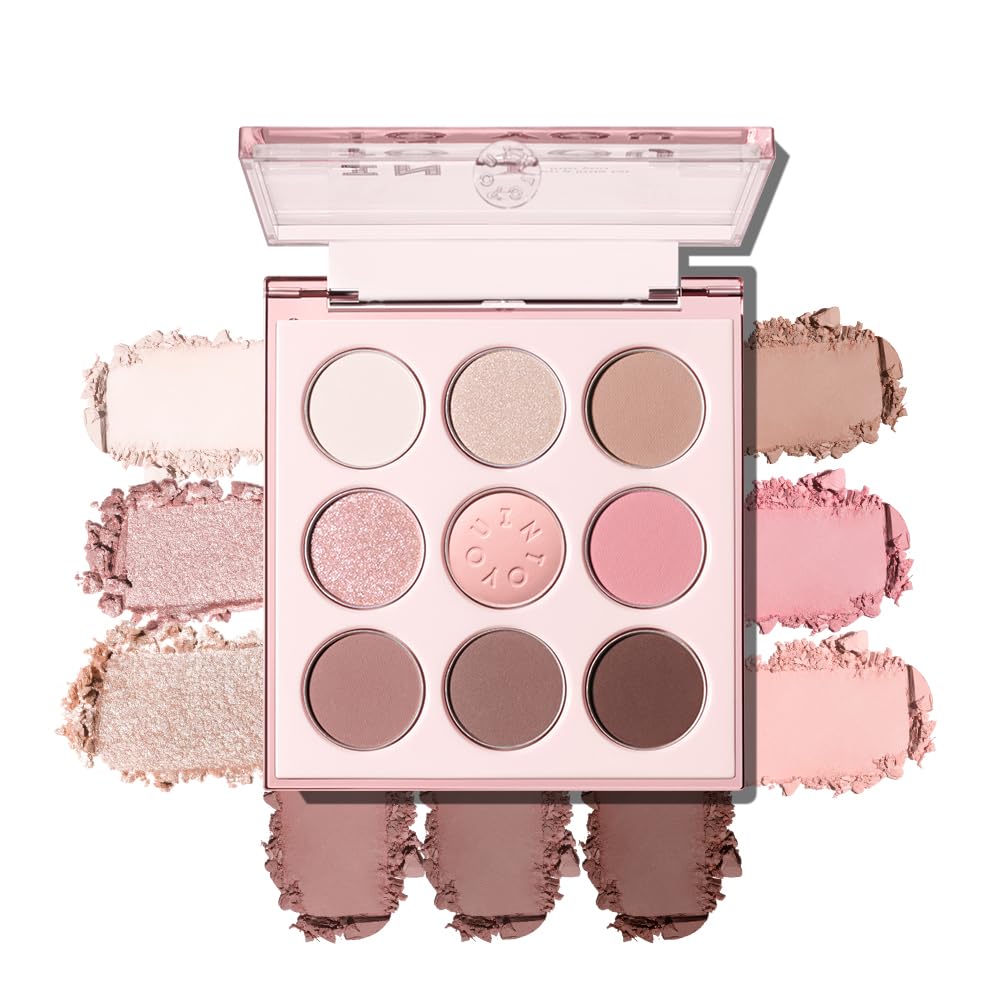 INTO YOU 9 Colors Eyeshadow Palette – Matte & Shimmer Finishes