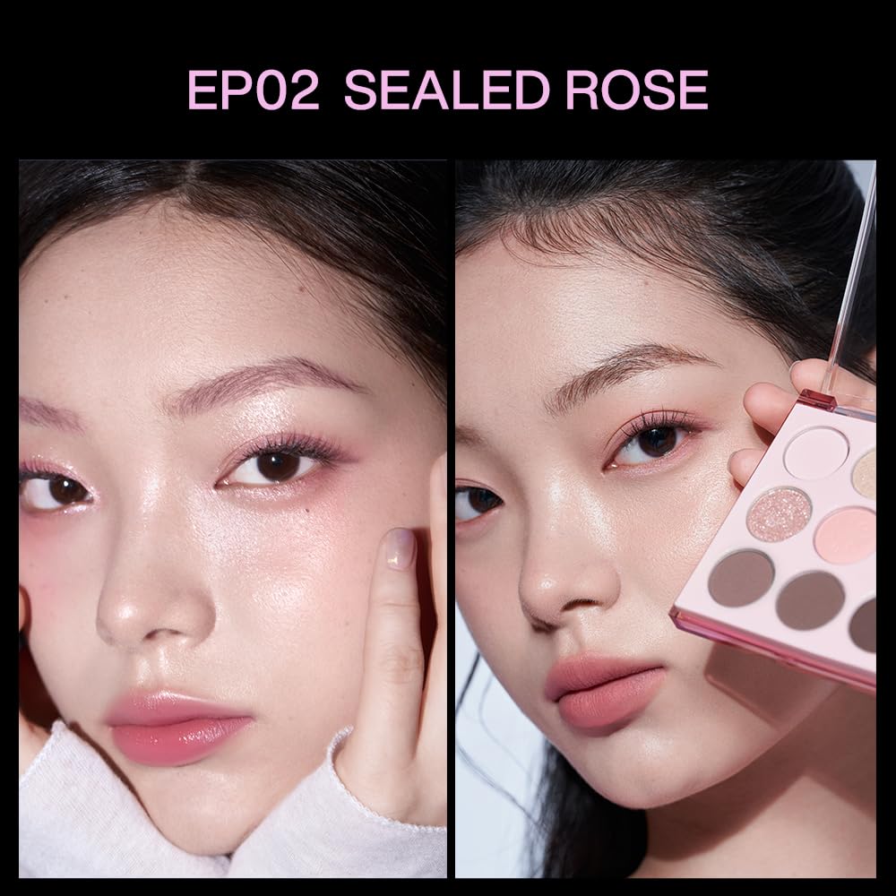 INTO YOU 9 Colors Eyeshadow Palette – Matte & Shimmer Finishes