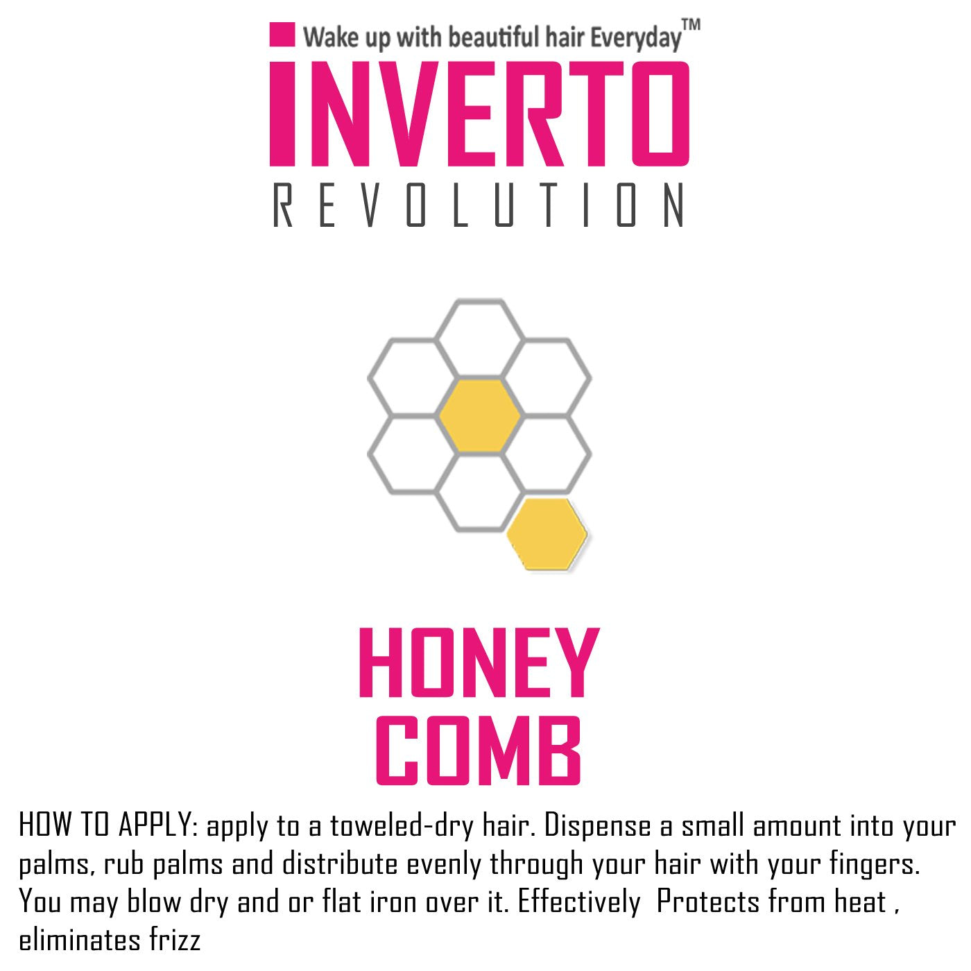 INVERTO REVOLUTION Pure Advanced Silicone Hair Serum – Instant Shine, Softness & Frizz Control (100ml, Fragrance-Free)