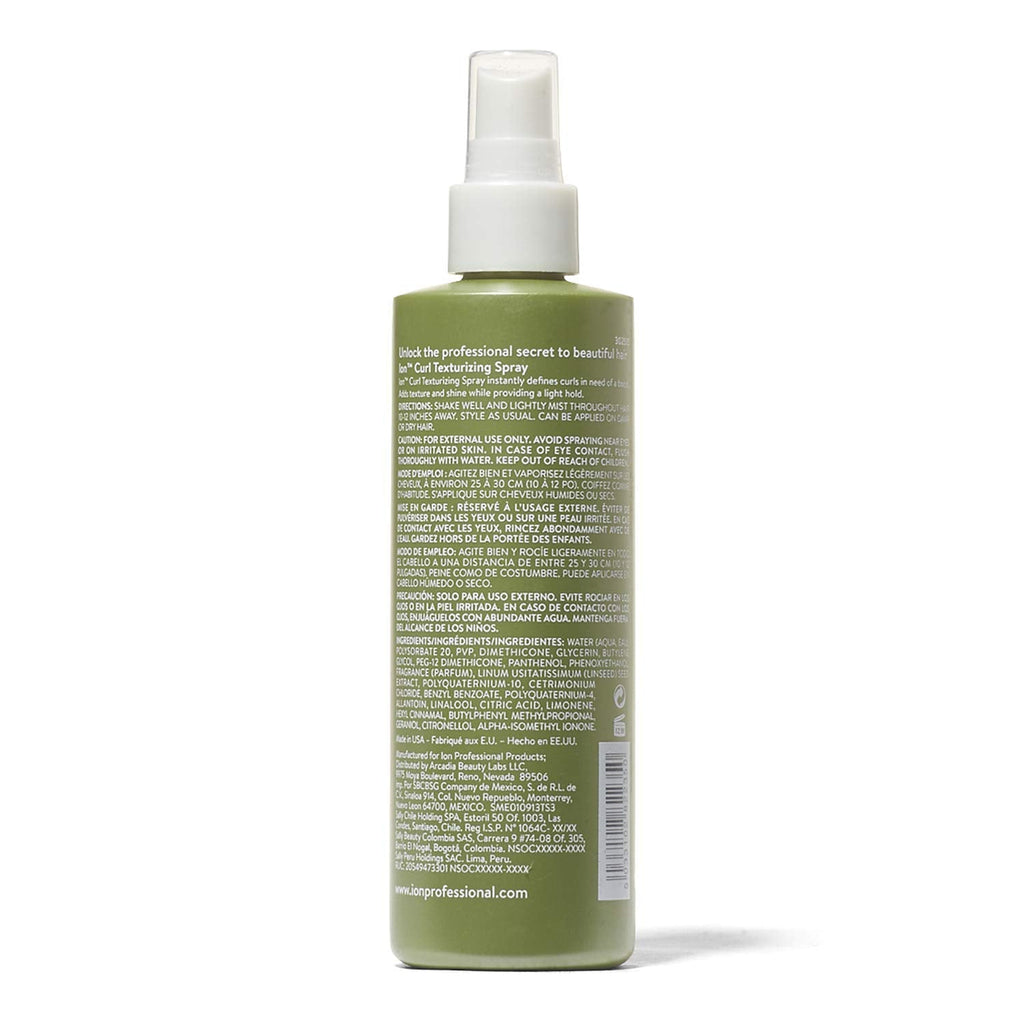 ion Curl Texturizing Spray - Light Hold, Texture & Shine for Defined Curls