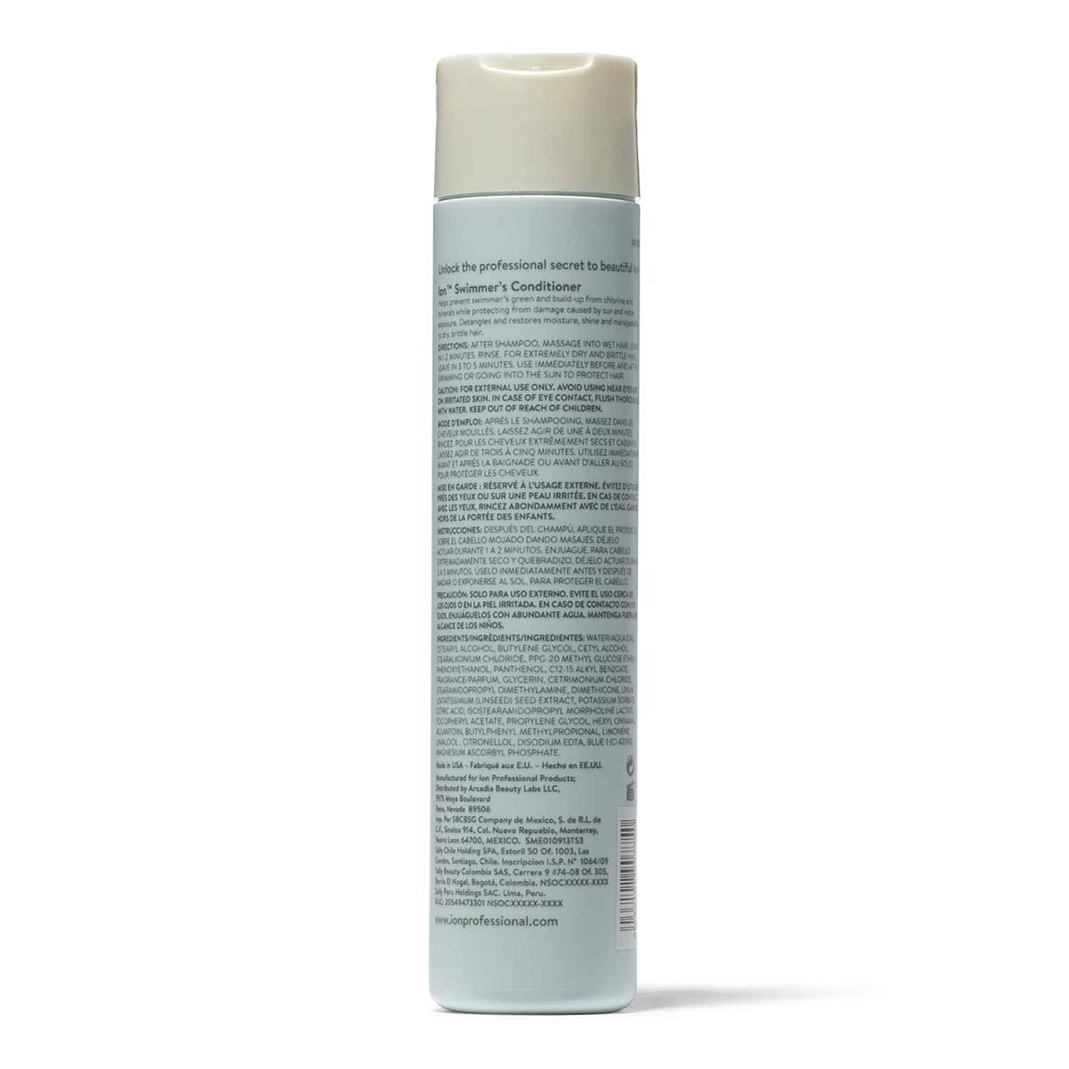ion Swimmer's Conditioner – Detangles, Moisturizes, Prevents Green Hair | Vegan Pack of 2