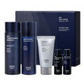 IOPE Men BIO Anti-aging & Moisturizing Skincare Set | Cleanser, Emulsion, Conditioning Essence Serum & Soothing Aftershave (HOMME by Amorepacific)