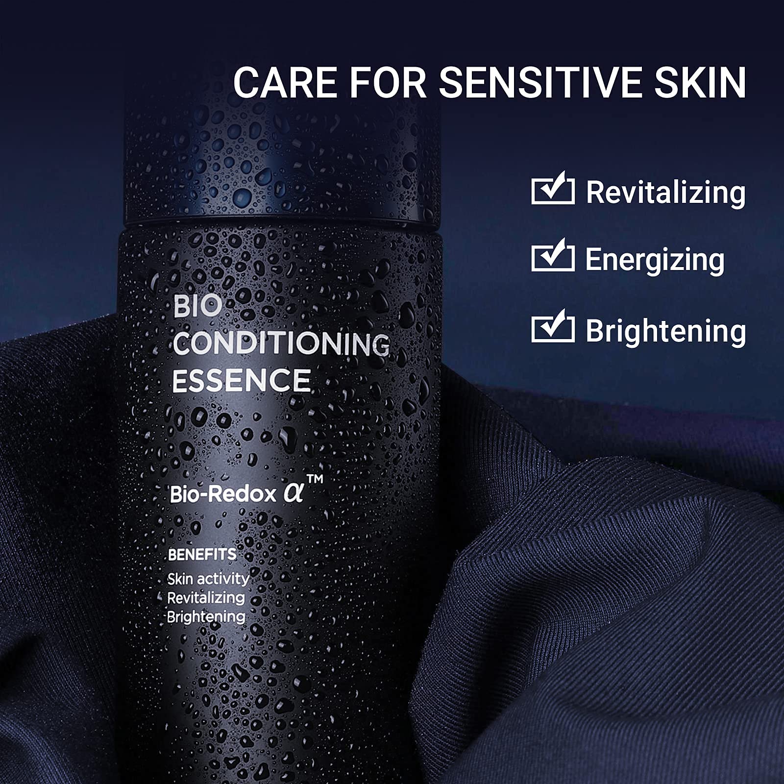 IOPE Men BIO Anti-aging & Moisturizing Skincare Set | Cleanser, Emulsion, Conditioning Essence Serum & Soothing Aftershave (HOMME by Amorepacific)