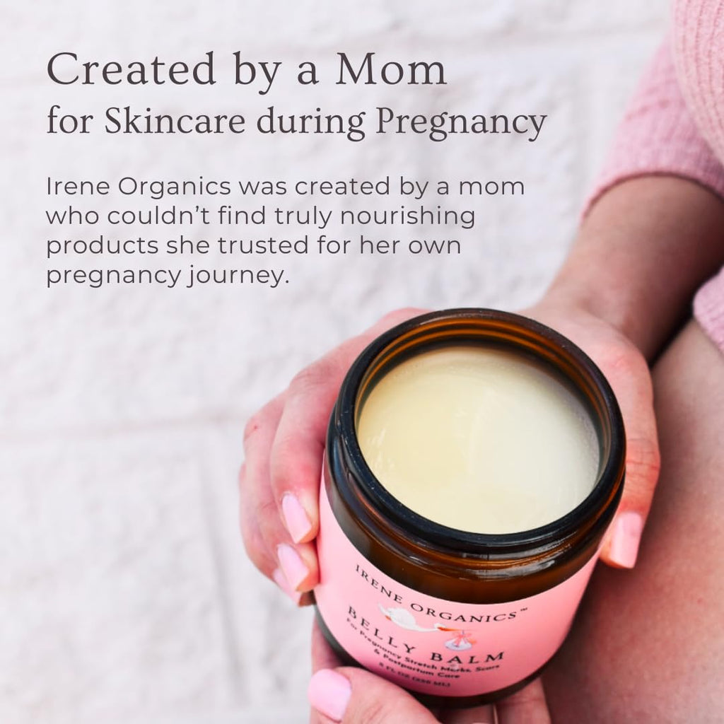 Belly Bundle by Irene Organics – Organic Belly Butter & Oil for Pregnancy