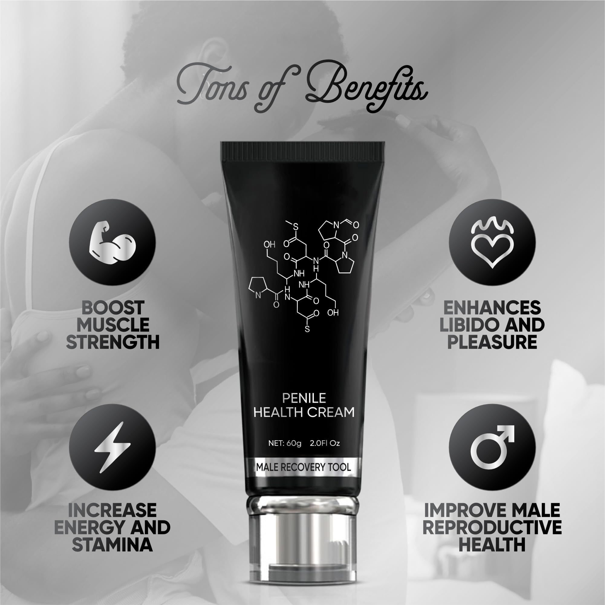 Irvy Extra Strength Men’s Repair Ointment – XXL Power Gel for Hydration, Thickness & Stamina