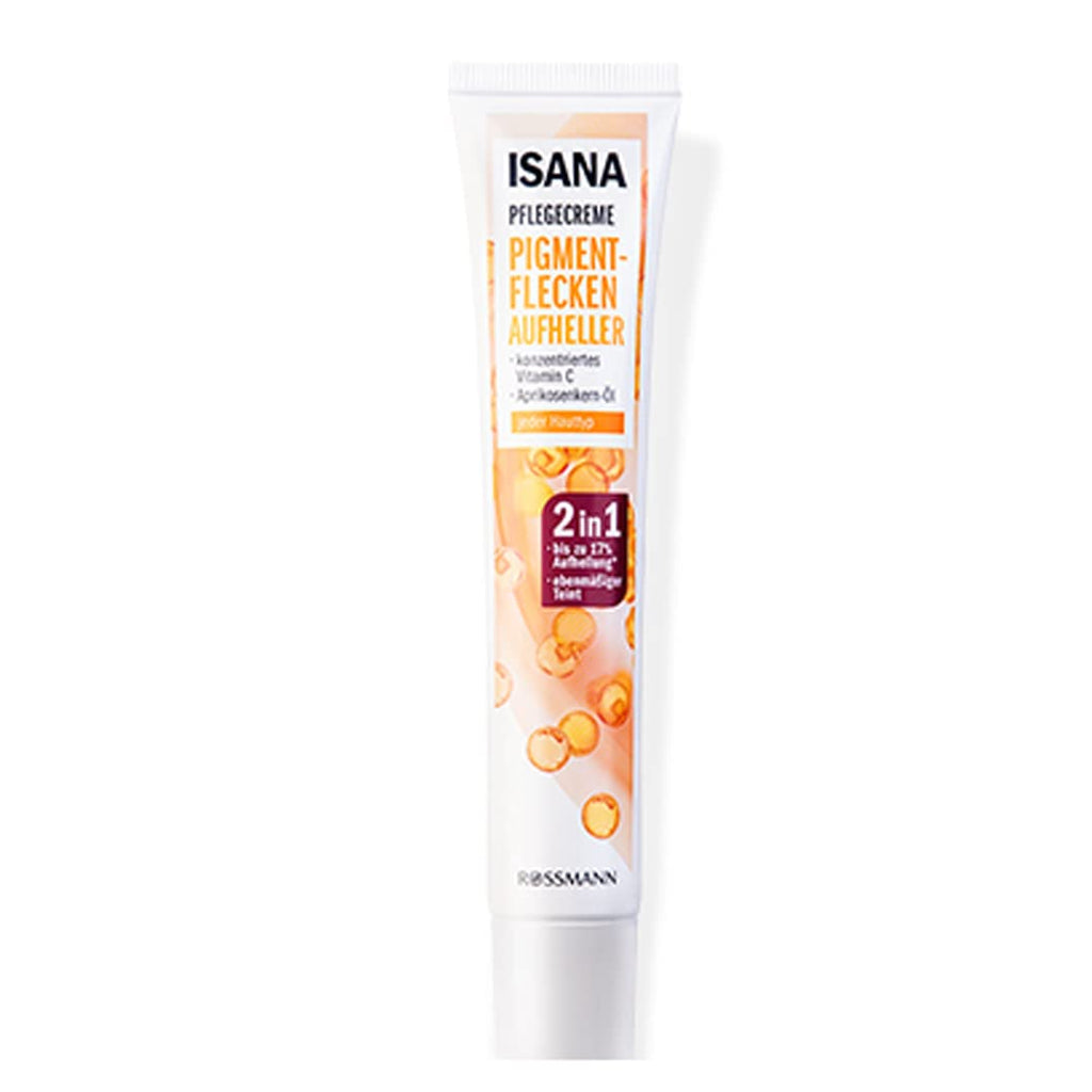 Isana Pigment Spots 2-in-1 Vitamin C Serum | Brighten Freckles & Even Skin Tone, 50ml