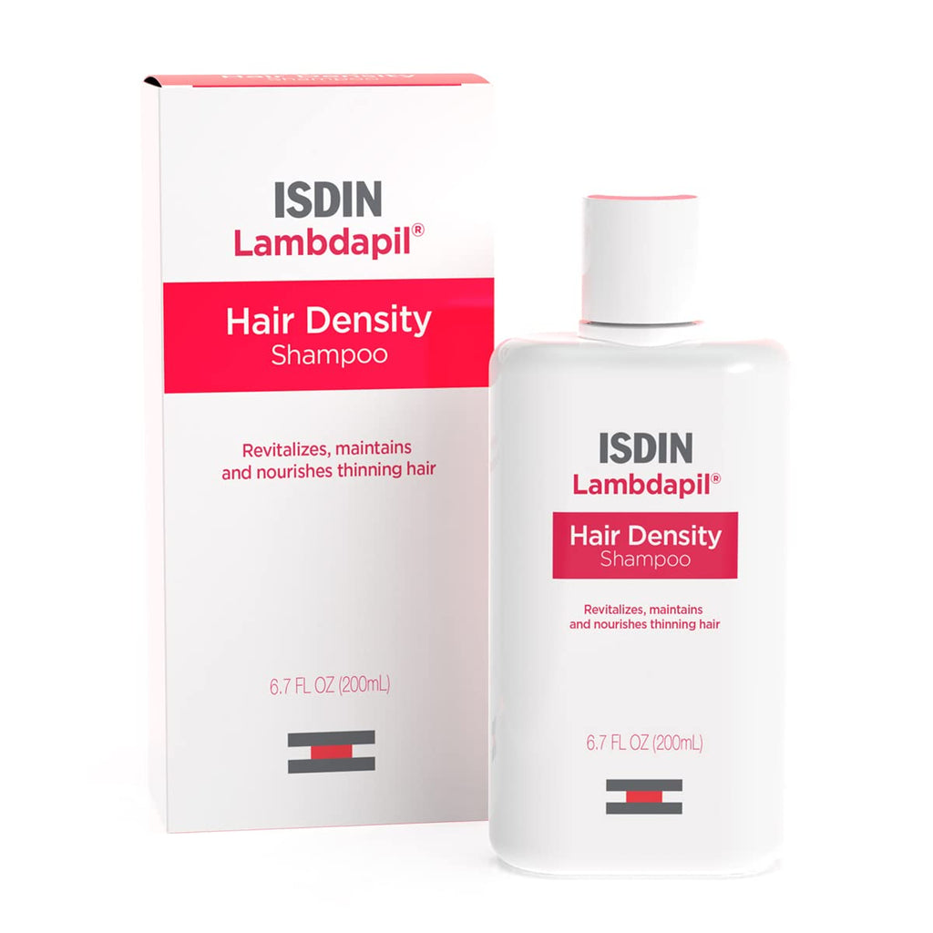 ISDIN Lambdapil Hair Volumizing Shampoo | Density & Volume for Thinning Hair | 6.7 fl oz (200 ml)