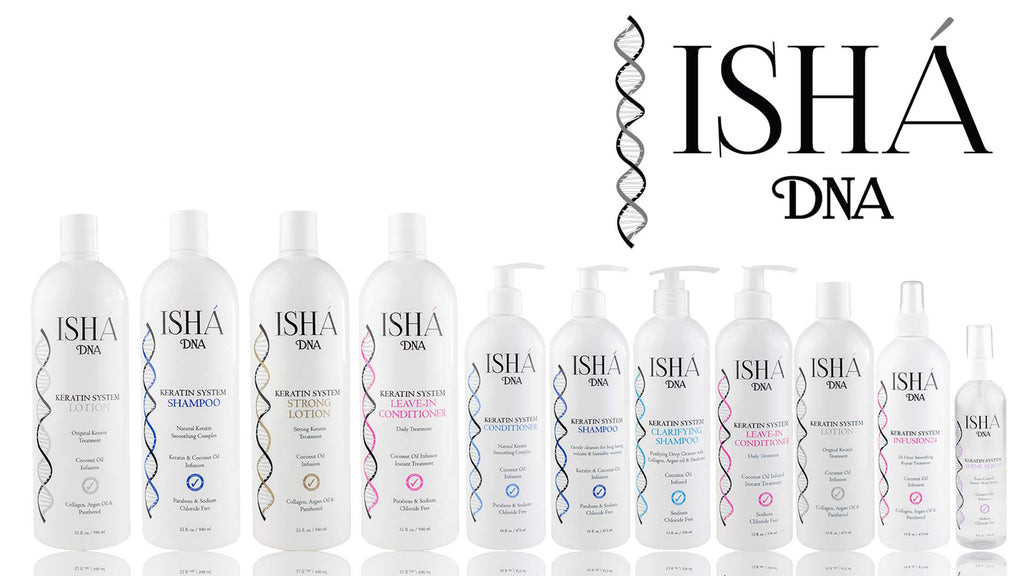 ISHA DNA Keratin Treatment System Hair Shine Serum Drops – Frizz Control & Instant Shine