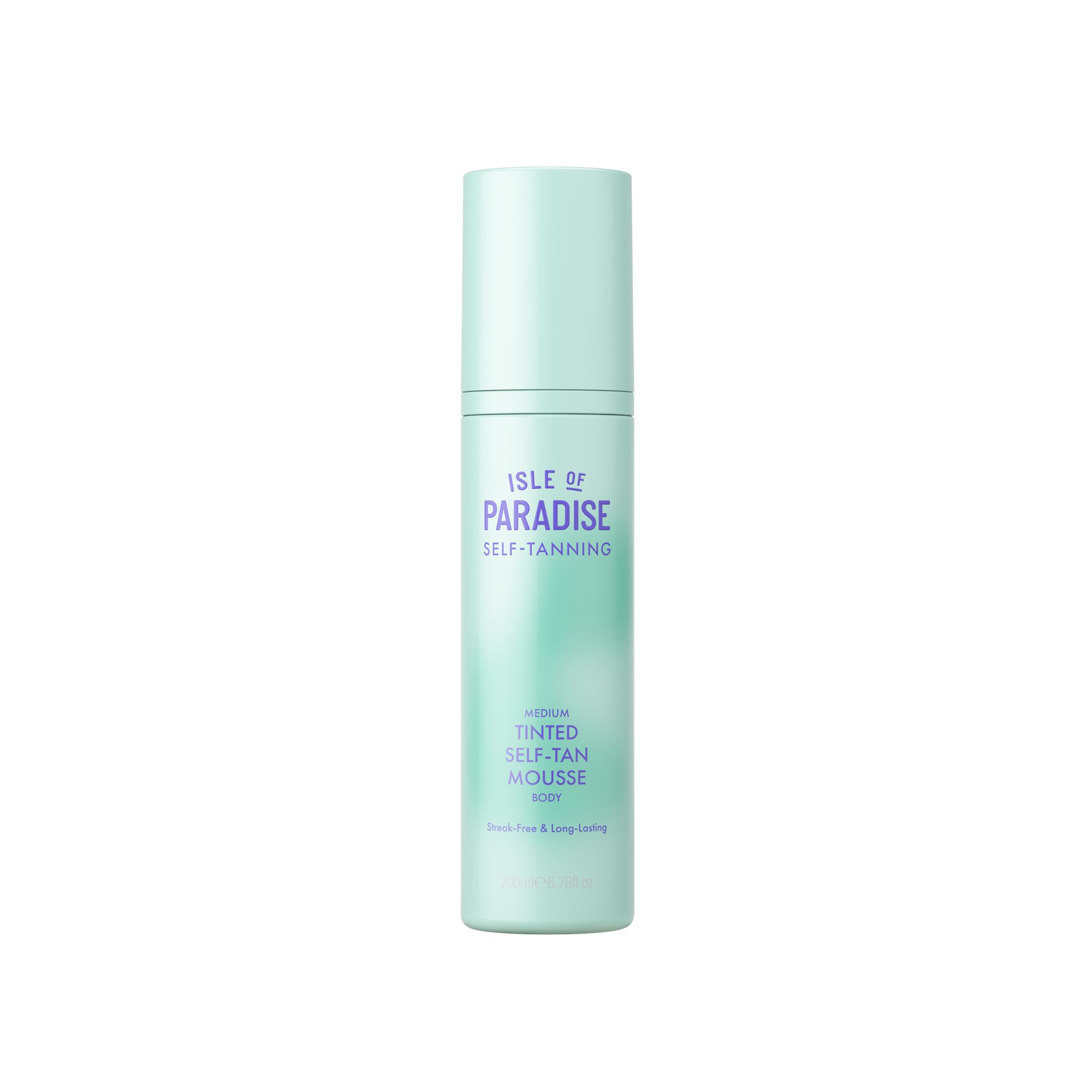 Isle of Paradise Tinted Self Tanning Mousse – Streak-Free Natural Bronze Tan (6.76 fl oz)