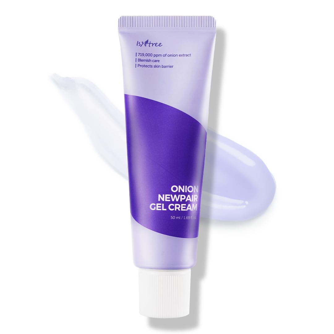 IsNtree Onion Newpair Gel Cream 50ml | 3-Layer Hyaluronic Acid Hydration | 71% Red Onion Extract | Non-Sticky Moisturizer
