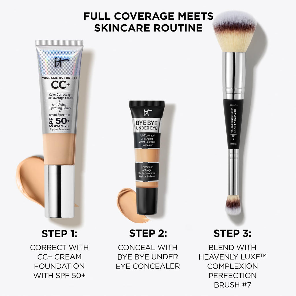 IT Cosmetics Bye Bye Under Eye Concealer Travel Light Natural - Water-Resistant Full Coverage