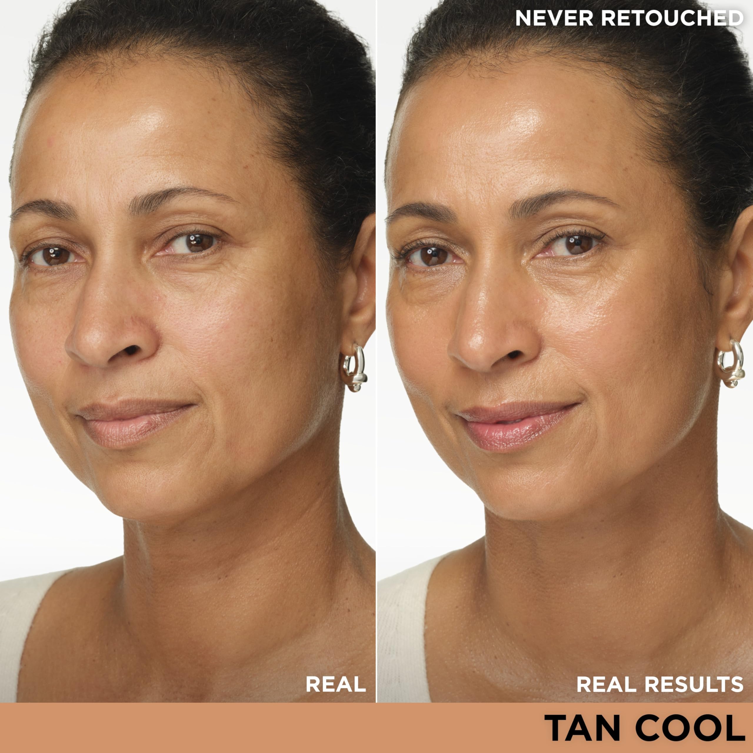IT Cosmetics CC+ Nude Glow Tan Cool – Medium Coverage Skin Tint with SPF 40, Brightening Serum, 2% Niacinamide + Hyaluronic Acid | 1.08 fl oz