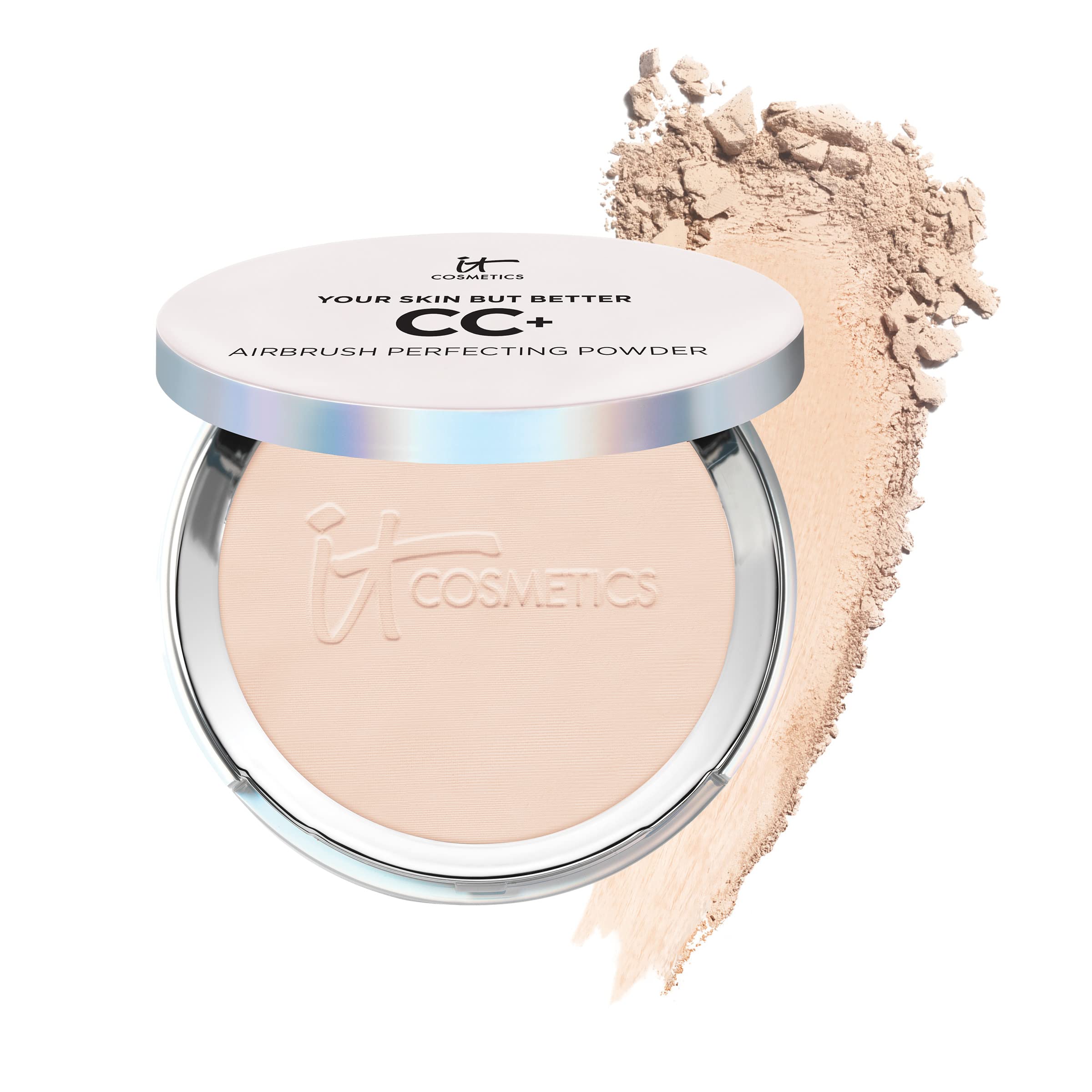 IT Cosmetics CC+ Airbrush Perfecting Powder Foundation (Fair) - Sheer to Full Coverage