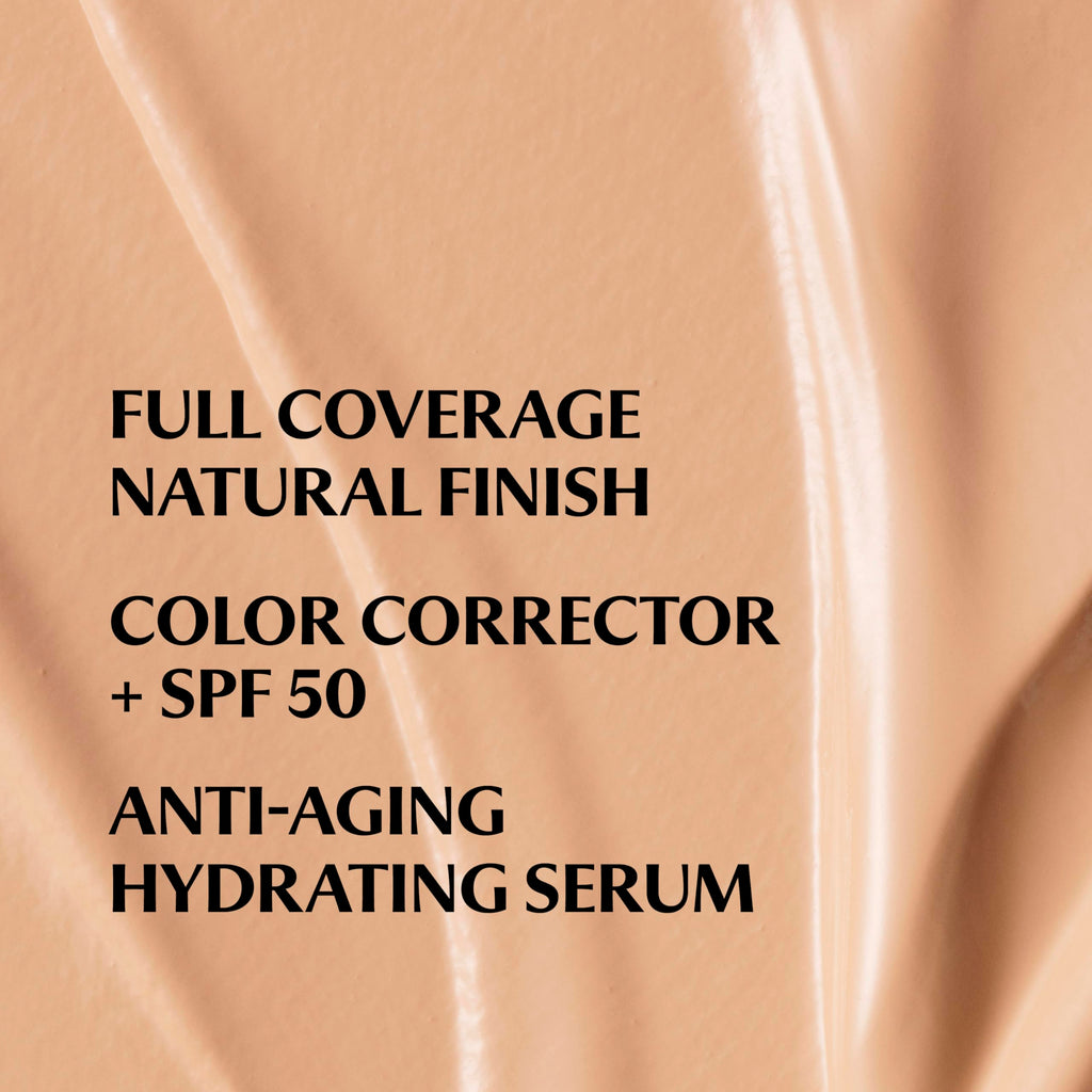 IT Cosmetics CC+ Cream Travel (Neutral Medium) – SPF 50+ Full-Coverage Foundation + Anti-Aging Hydrating Serum | Hyaluronic Acid + Peptides | 0.4 fl oz