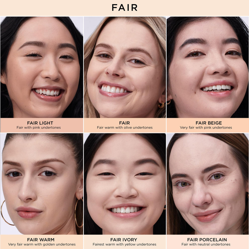 IT Cosmetics CC+ Cream Natural Matte (Fair Ivory) – SPF 40, 16HR Shine Control, Poreless Full Coverage Foundation